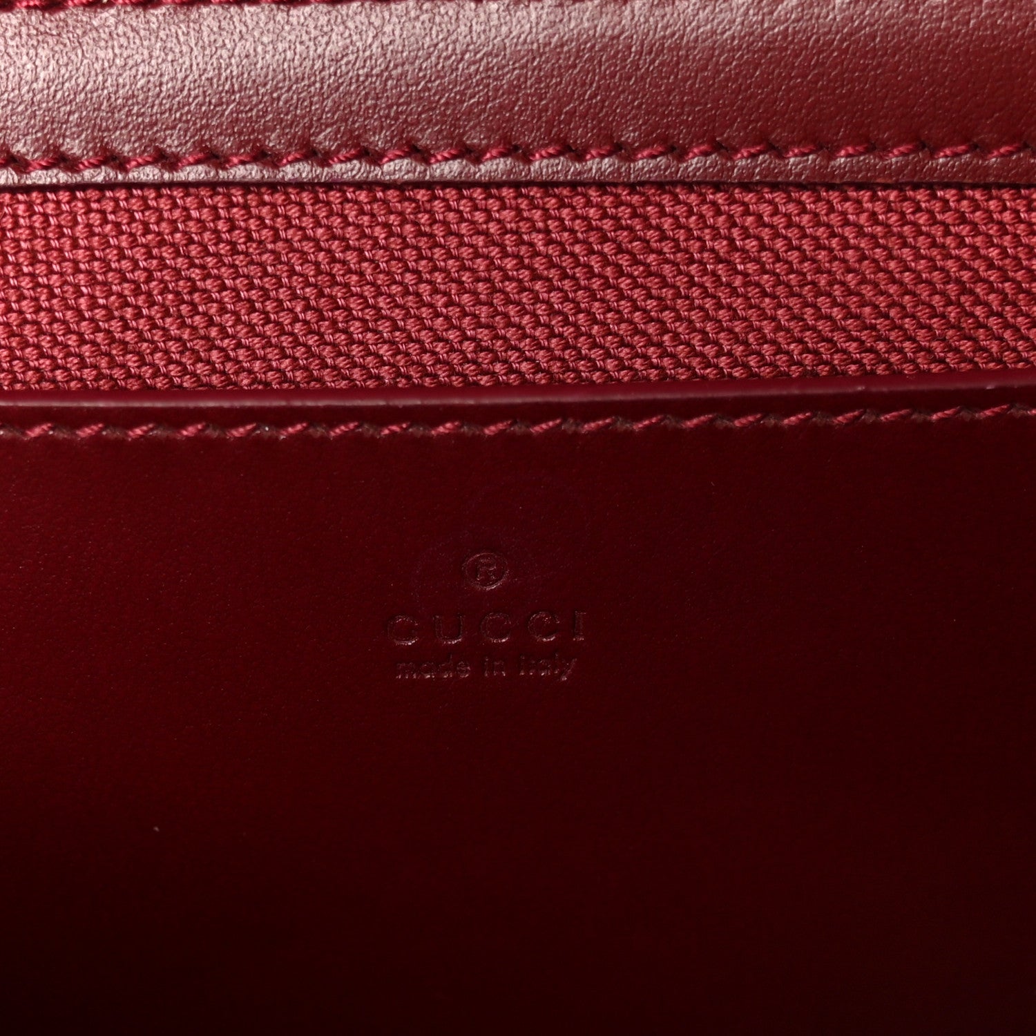 Gucci GG Supreme Monogram Cat Print Mini Shoulder Bag Beige Ebony Rosso Ancora 6 of 11