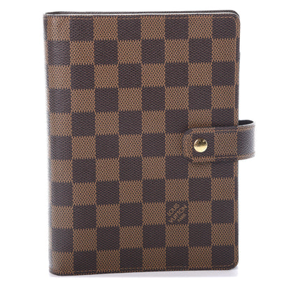 Louis Vuitton Damier Ebene Medium Ring Agenda Cover 1 of 6