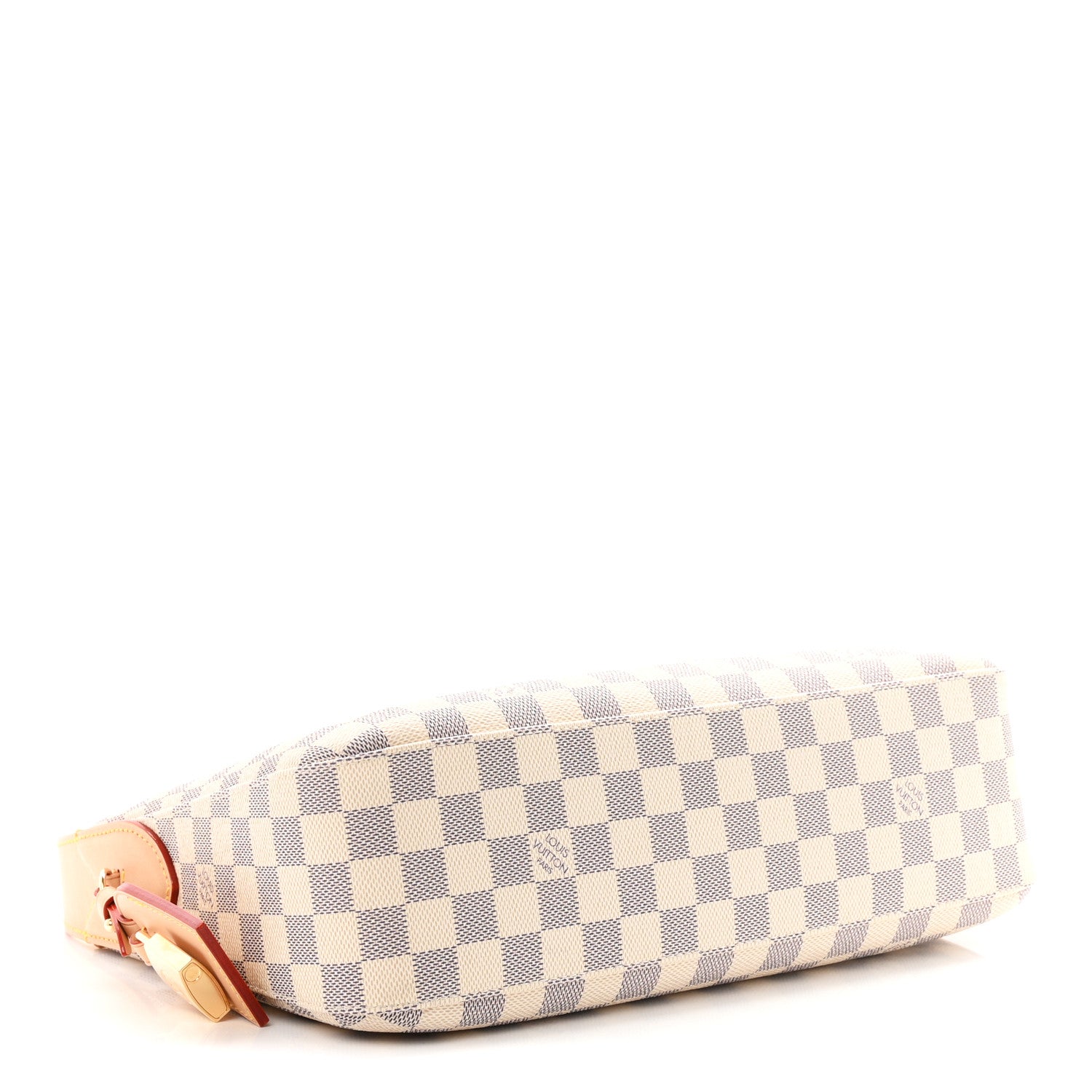 Louis Vuitton Damier Azur Slouchy PM Rose Ballerine 4 of 9