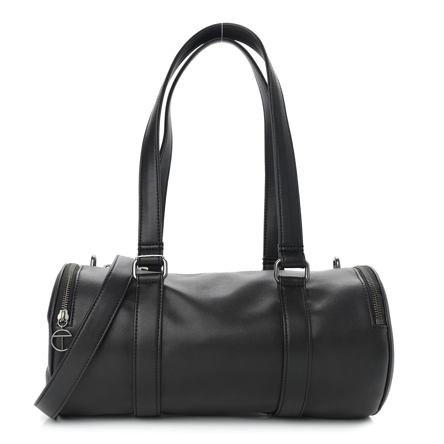 Telfar Vegan Leather Medium Duffle Black 1 of 11