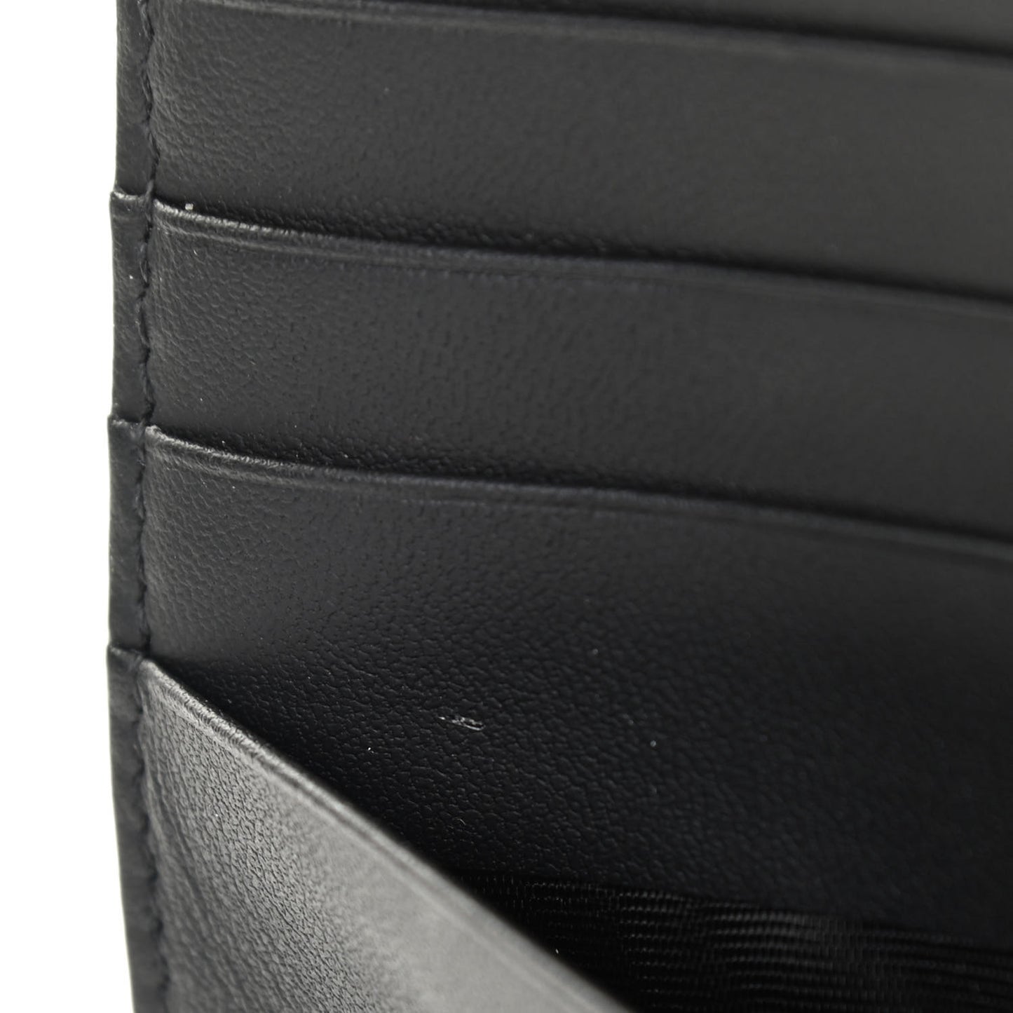 Ultra Matte Lambskin Cannage Small Lady Dior Zip Card Holder Black