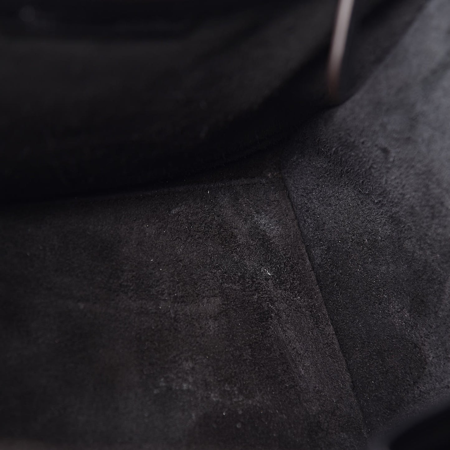 Drummed Calfskin Mini Luggage Black