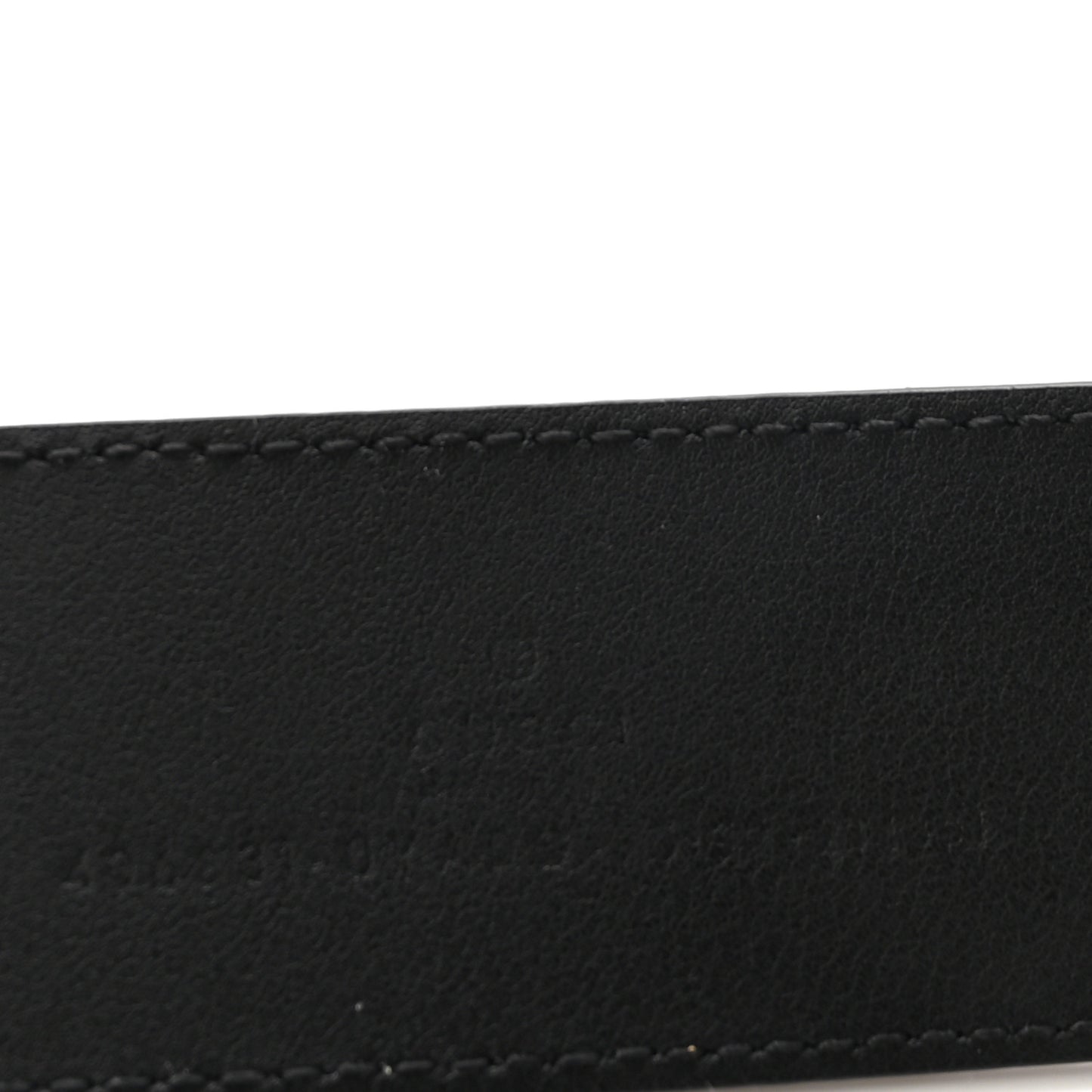 Textured Calfskin Double G 40mm Belt 75 30 Black