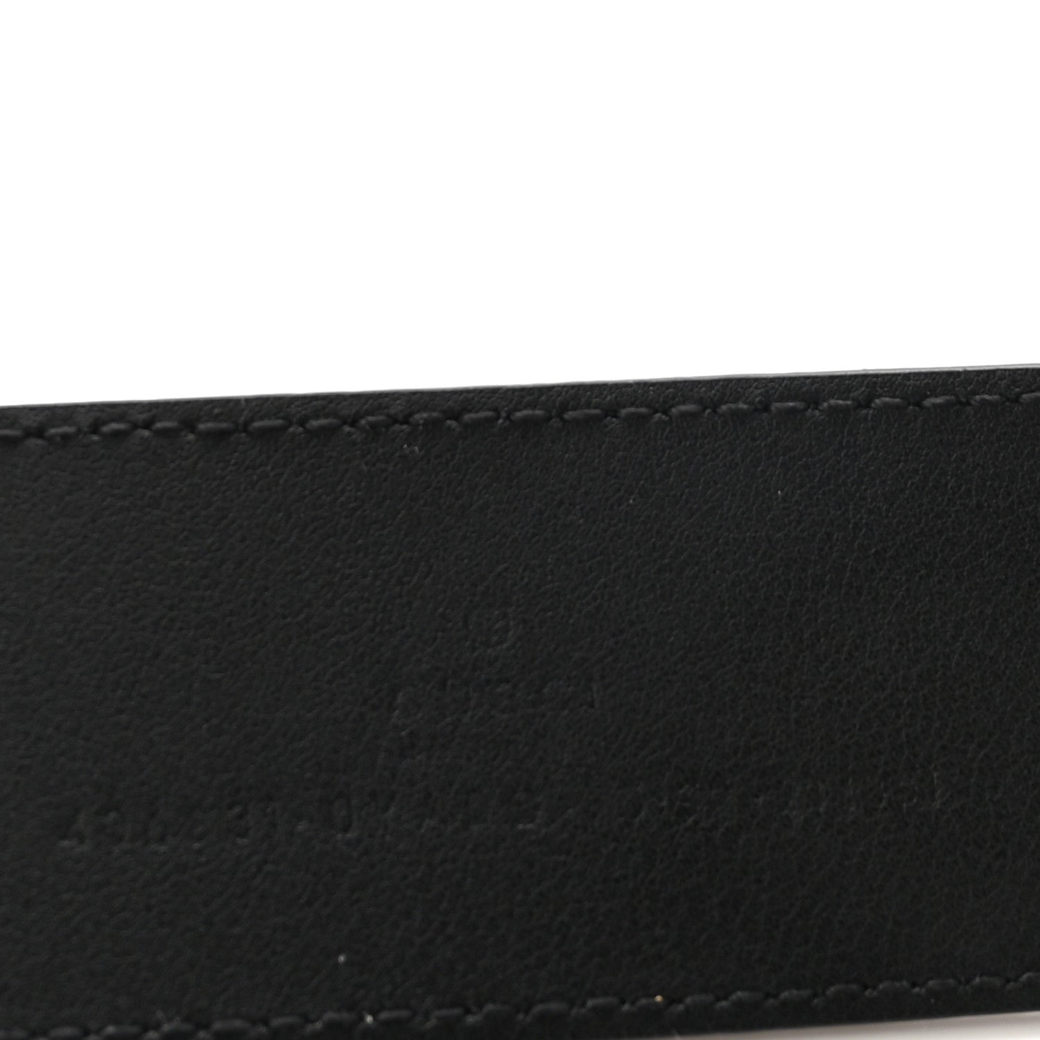Gucci Textured Calfskin Double G 40mm Belt 75 30 Black 5 of 6