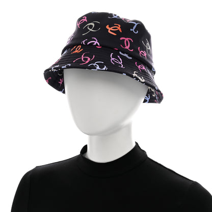 Chanel Nylon CC Bucket Hat S Black Multicolor 2 of 8