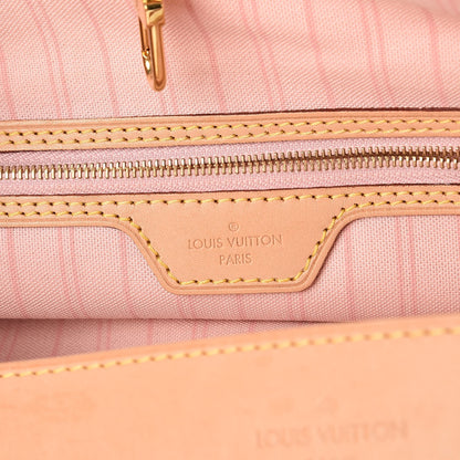 Louis Vuitton Damier Azur Delightful MM Rose Ballerine 6 of 7