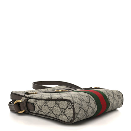 Gucci GG Supreme Monogram Web Small Ophidia Messenger Bag Brown 4 of 11