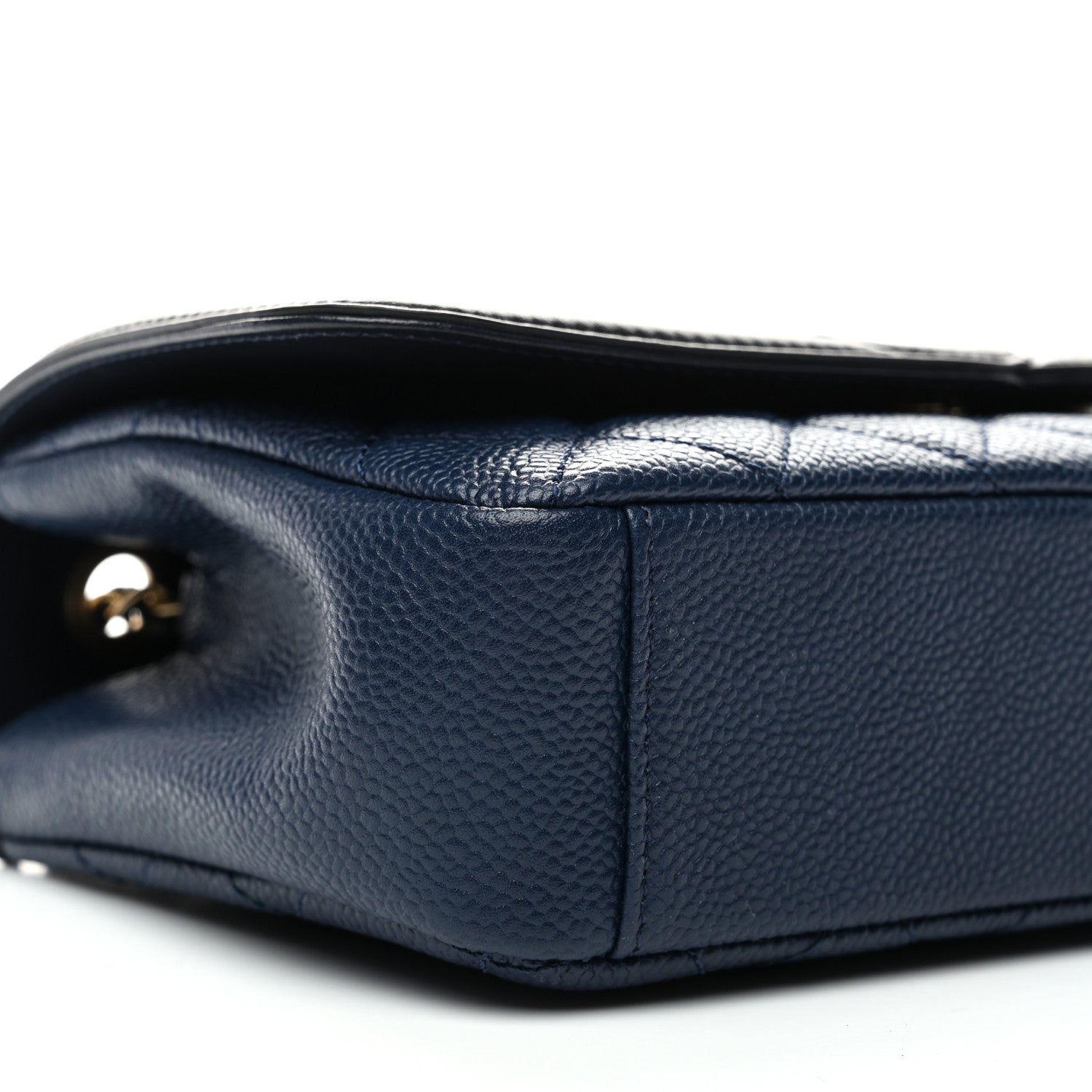 Chanel Caviar Quilted Small CC Filigree Flap Navy Black 6 of 10