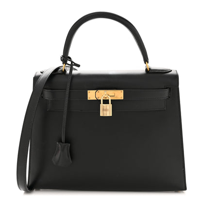 Hermes Box Kelly Sellier 28 Black 1 of 10