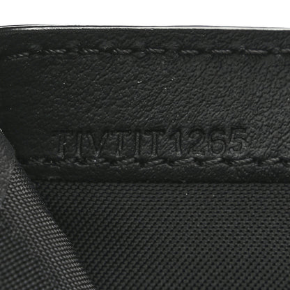 Burberry Coated Canvas Vintage Check Coin Purse Wallet  Black 7 of 9