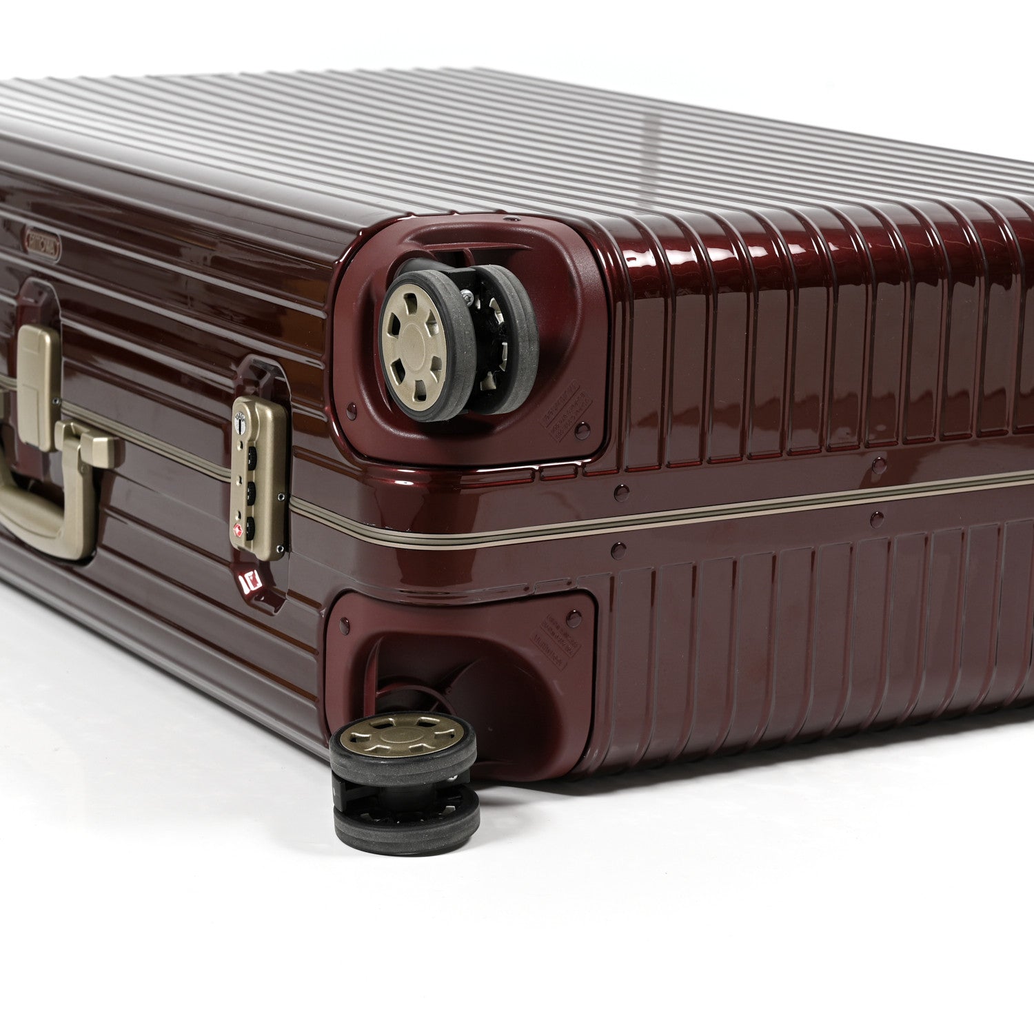 Rimowa Gloss Polycarbonate Aluminum Limbo 73 Carmona Red 1418548