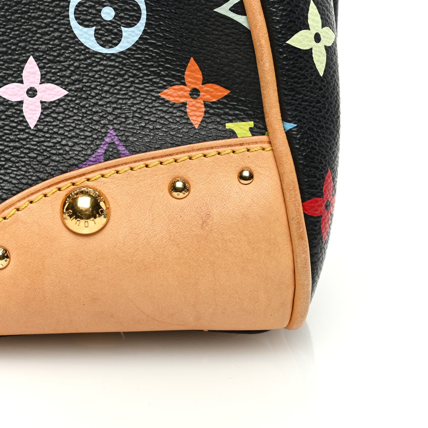 LOUIS VUITTON Monogram Multicolor Beverly MM Black