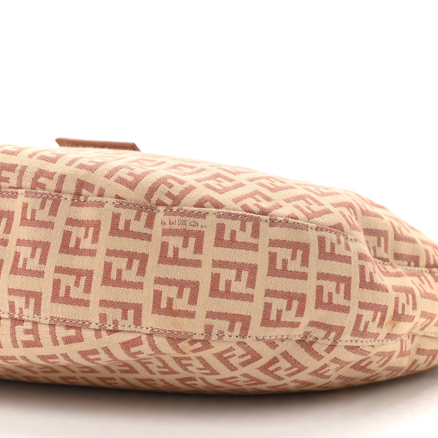 Fendi Zucchino Vitello Hobo Beige Bruciato Bois de Rose 12 of 12