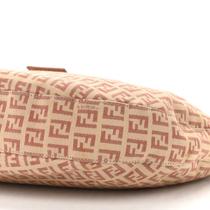 Fendi Zucchino Vitello Hobo Beige Bruciato Bois de Rose 12 of 12