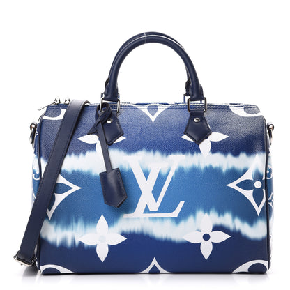 Louis Vuitton Monogram Escale Speedy Bandouliere 30 Blue 1 of 12