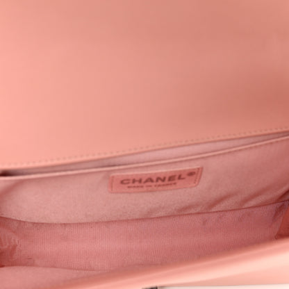 Chanel Calfskin Quilted Medium Boy Flap Light Pink 6 of 11