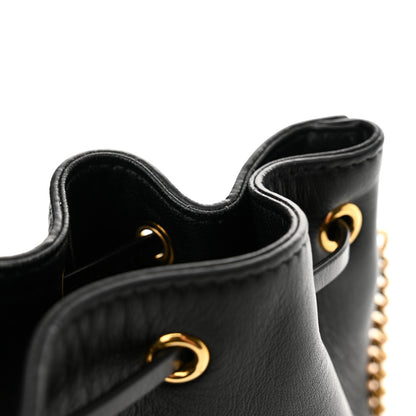Valentino Garavani Nappa Mini VLogo Signature Bucket Bag Black 13 of 13