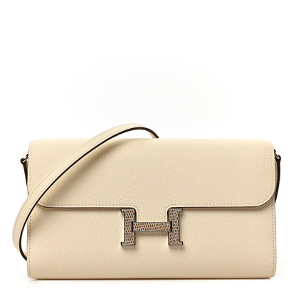 Hermes Epsom Lizard Constance Wallet To Go Nata 1 of 8