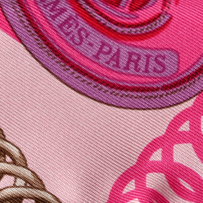 Hermes Silk Maillons Twilly Rose Pale 2 of 3