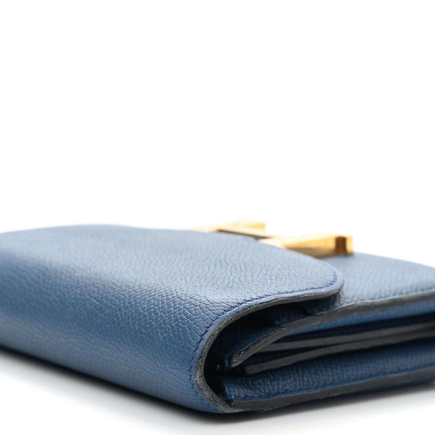 Epsom Constance Short Wallet Bleu Agate