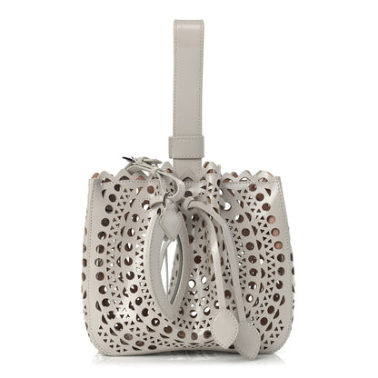 Alaia Calfskin Vienne Rose-Marie 19 Bag Grey 1 of 8