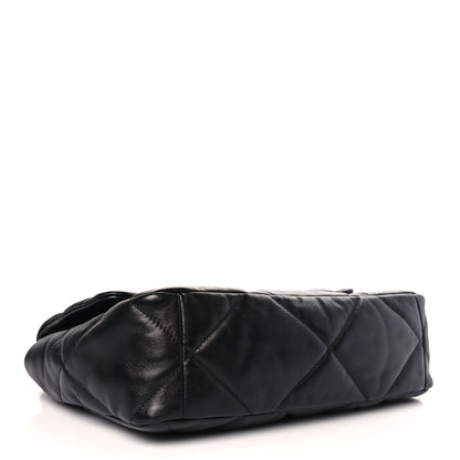 Chanel Lambskin Quilted Large Chanel 19 Flap Black 4 of 9