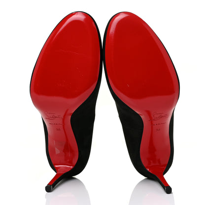 Christian Louboutin Suede Simple 85 Pumps 38 Black 5 of 8