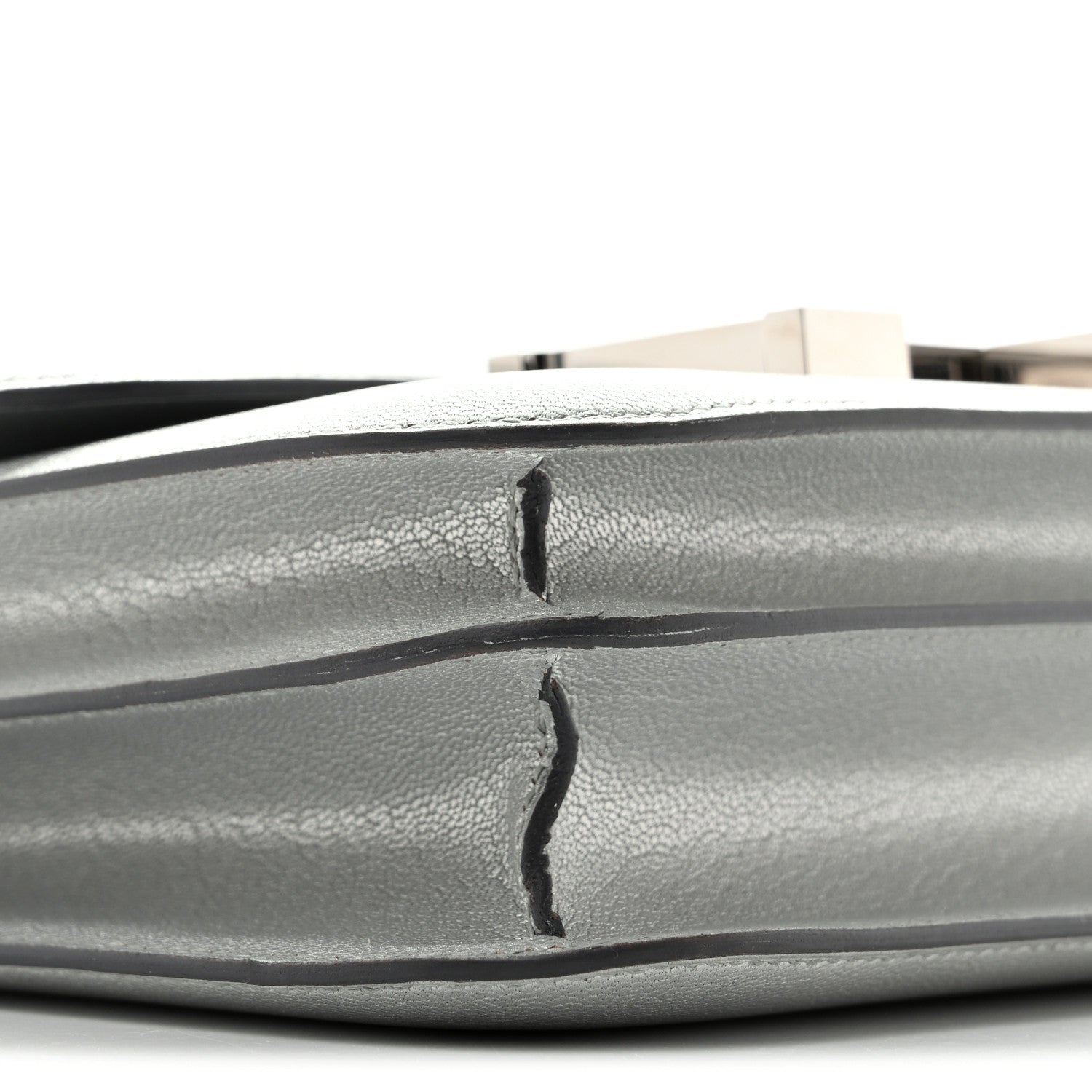 Hermes Metallic Chevre Chamkilight Constance 18 Argent 10 of 14