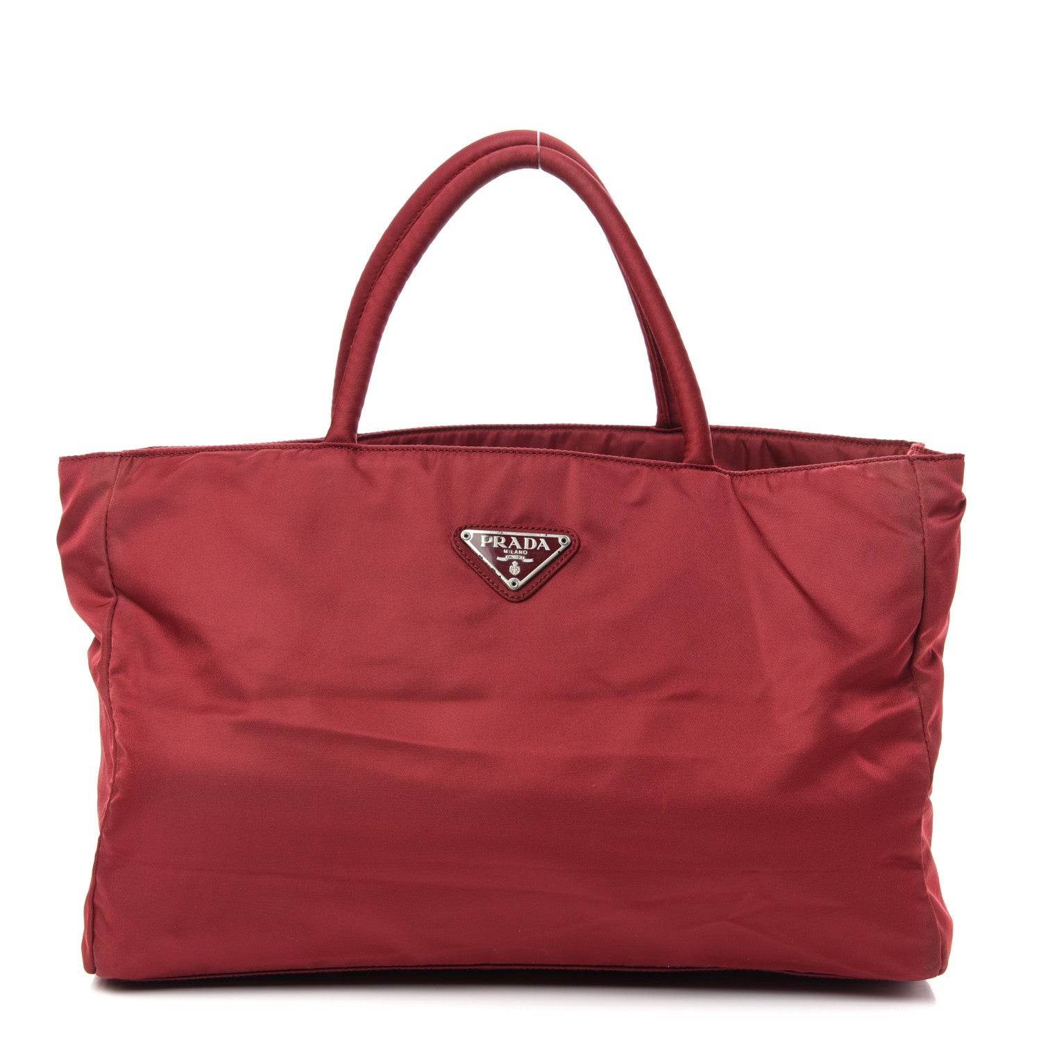 Prada Tessuto Nylon Tote Fuoco 1 of 9