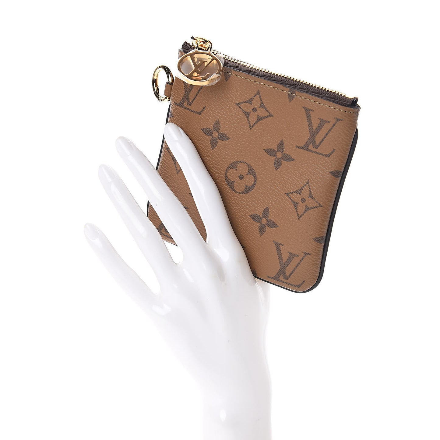 Reverse Monogram Trio Square Pouch
