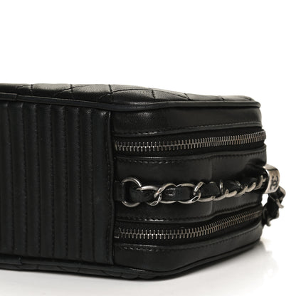 Chanel Lambskin Small Coco Boy Camera Case Black 10 of 10