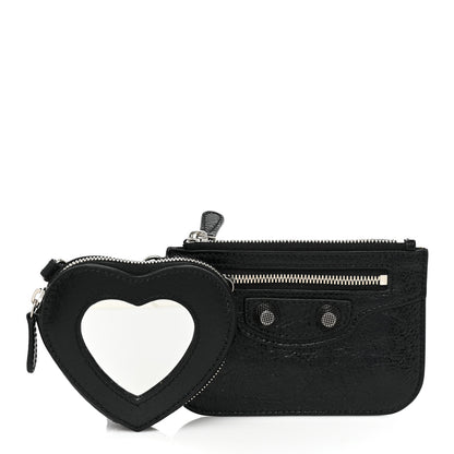 Balenciaga Agneau Le Cagole Clip On Card Mirror Black 1 of 9