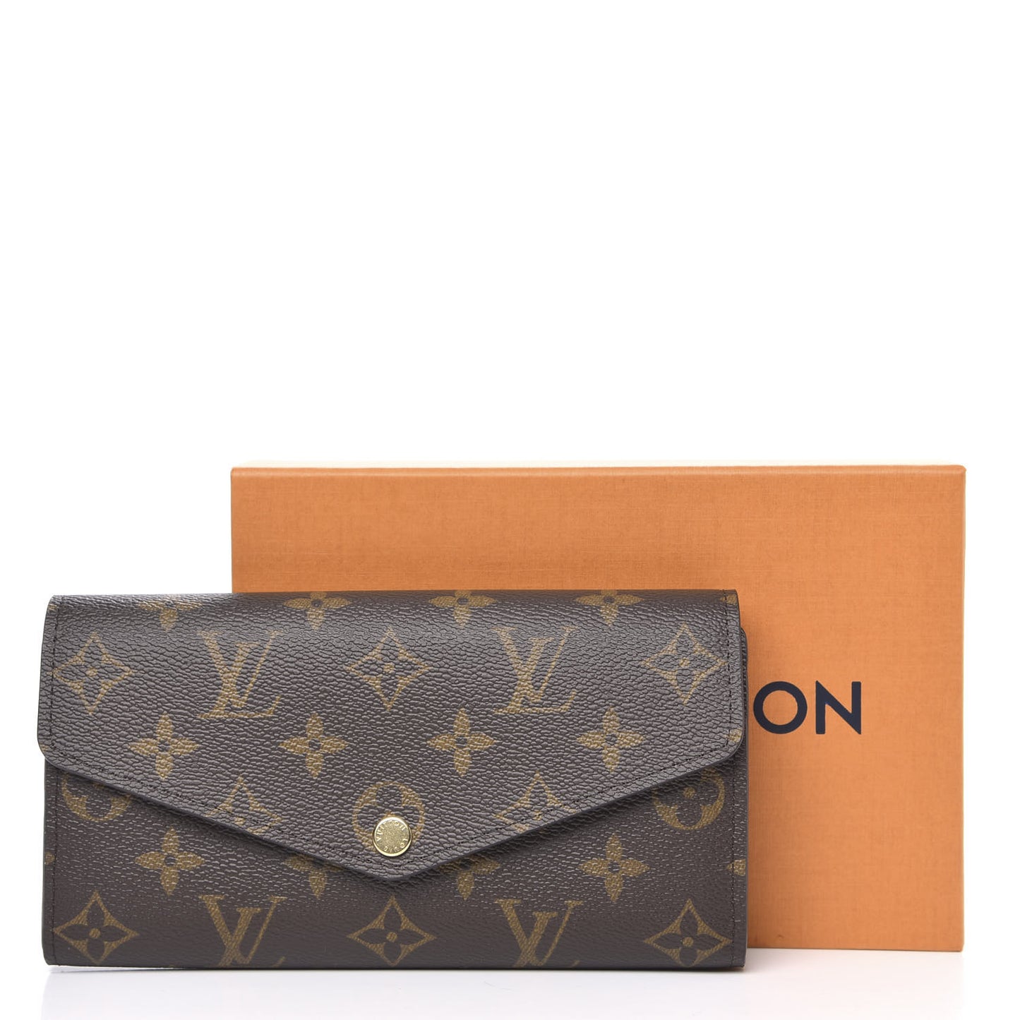 Monogram Sarah Wallet NM Coquelicot