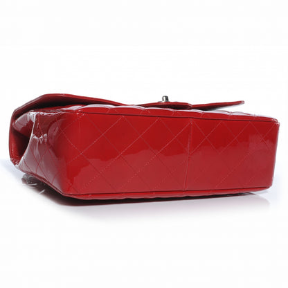 Chanel Patent Jumbo Single Flap Red 4 of 8