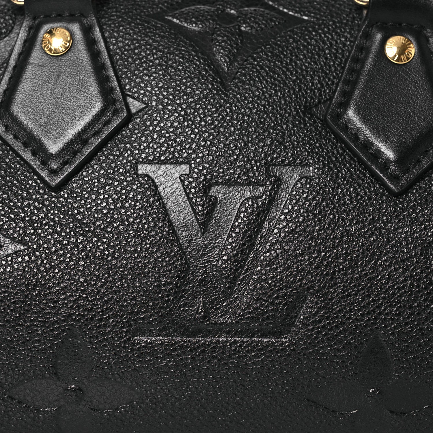 Louis Vuitton Empreinte Monogram Giant Speedy Bandouliere 20 Black 7 of 13