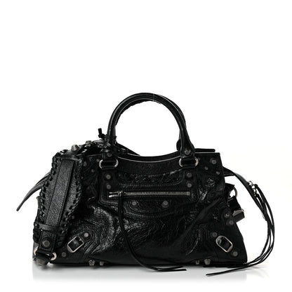Balenciaga Agneau Arena Small Neo Cagole City Handbag Black 1 of 11
