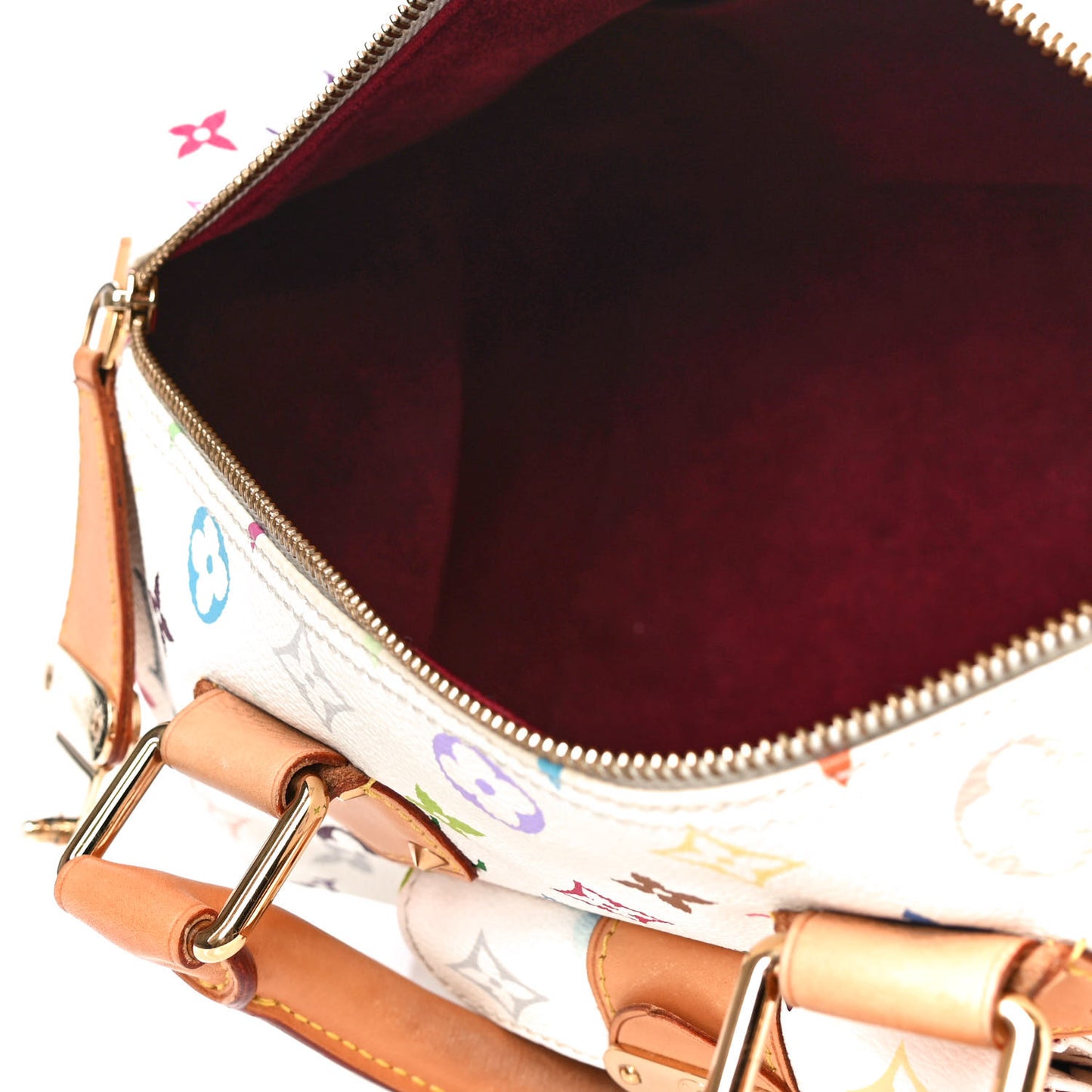 Monogram Multicolor Speedy 30 White