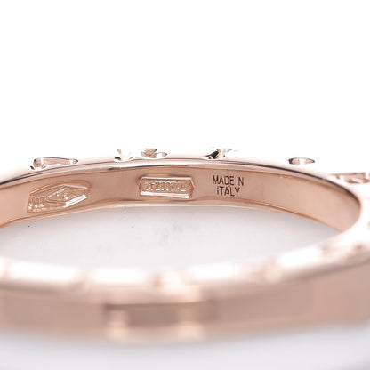 Bulgari 18K Rose Gold White Ceramic B.Zero1 Two-Band Ring 51 5.75 10 of 12