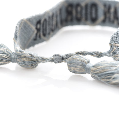 Christian Dior Woven Cotton J'Adior Friendship Bracelet Set Blue Nude 4 of 5