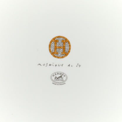 Hermes Porcelain Mosaique au 24 Square Plate 5 of 7