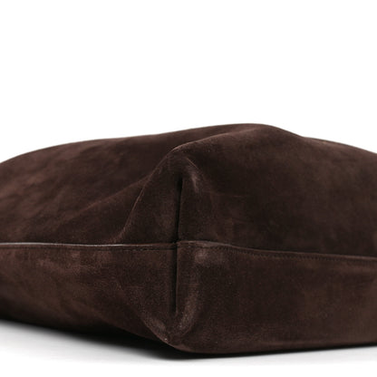Christian Dior Suede Calfskin Medium Diorly Bag Chocolate 9 of 10