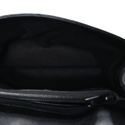 Saint Laurent Grain De Poudre Medium West Hollywood Monogram Fold-Over Black 5 of 10