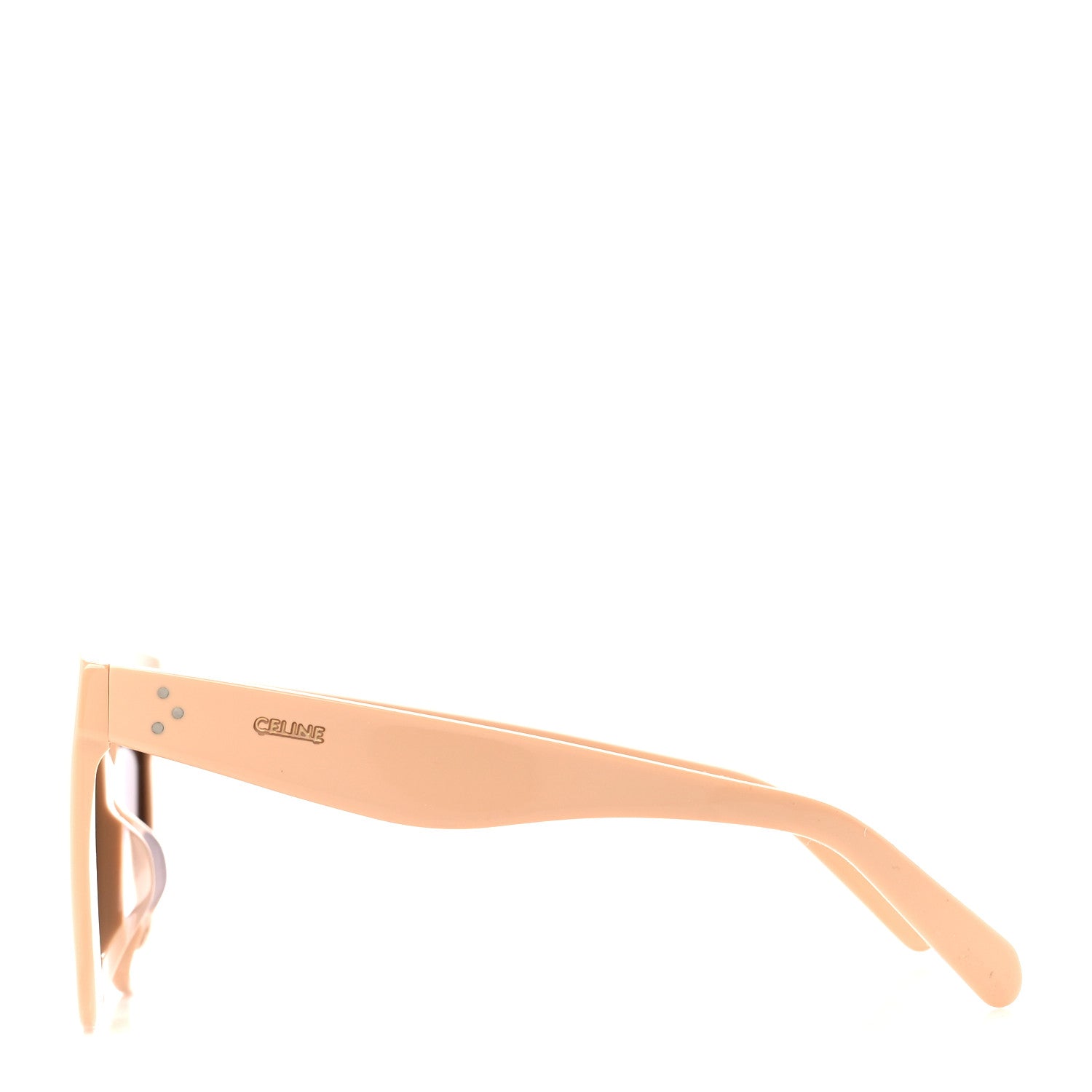Celine Oversized Round Sunglasses CL4005FN Peach 3 of 6
