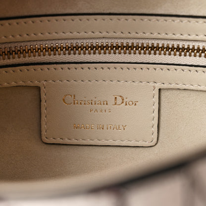 Christian Dior Calfskin Embroidered Toile de Jouy Saddle Bag Burgundy 6 of 11