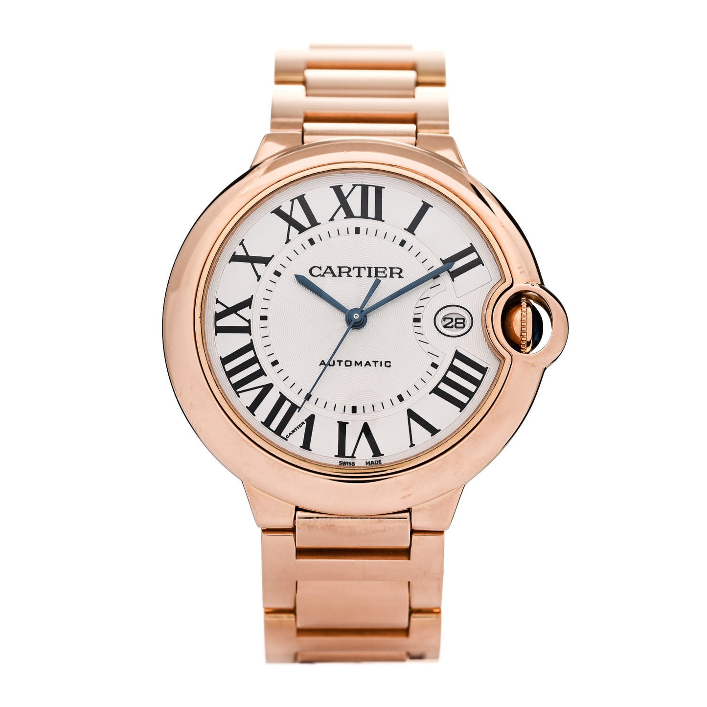 18K Pink Gold 42mm Ballon Bleu De Cartier Automatic Watch