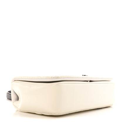 Burberry Patent Quilted Horseferry Print Small Lola Bag White 4 of 10