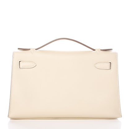Hermes Swift Kelly Pochette Clutch Craie 4 of 31