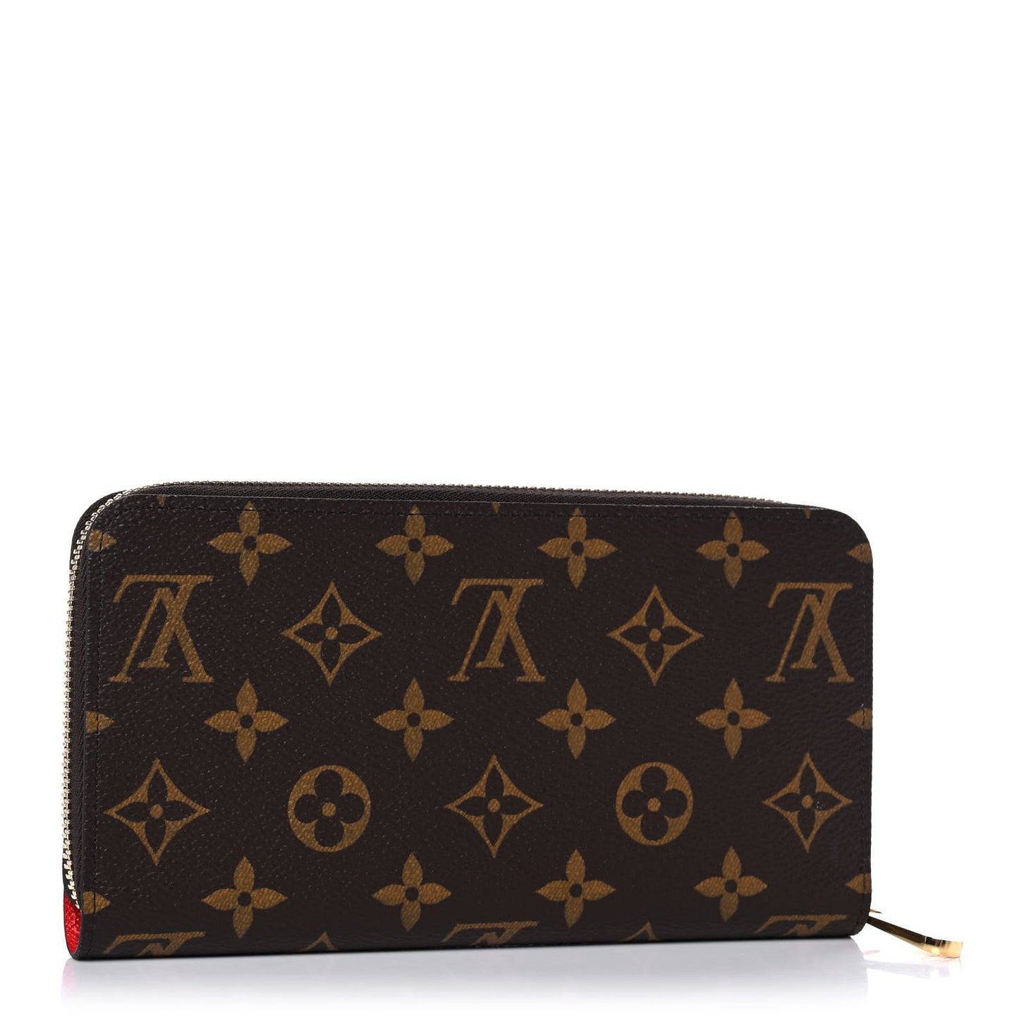 Monogram Zippy Wallet Coquelicot