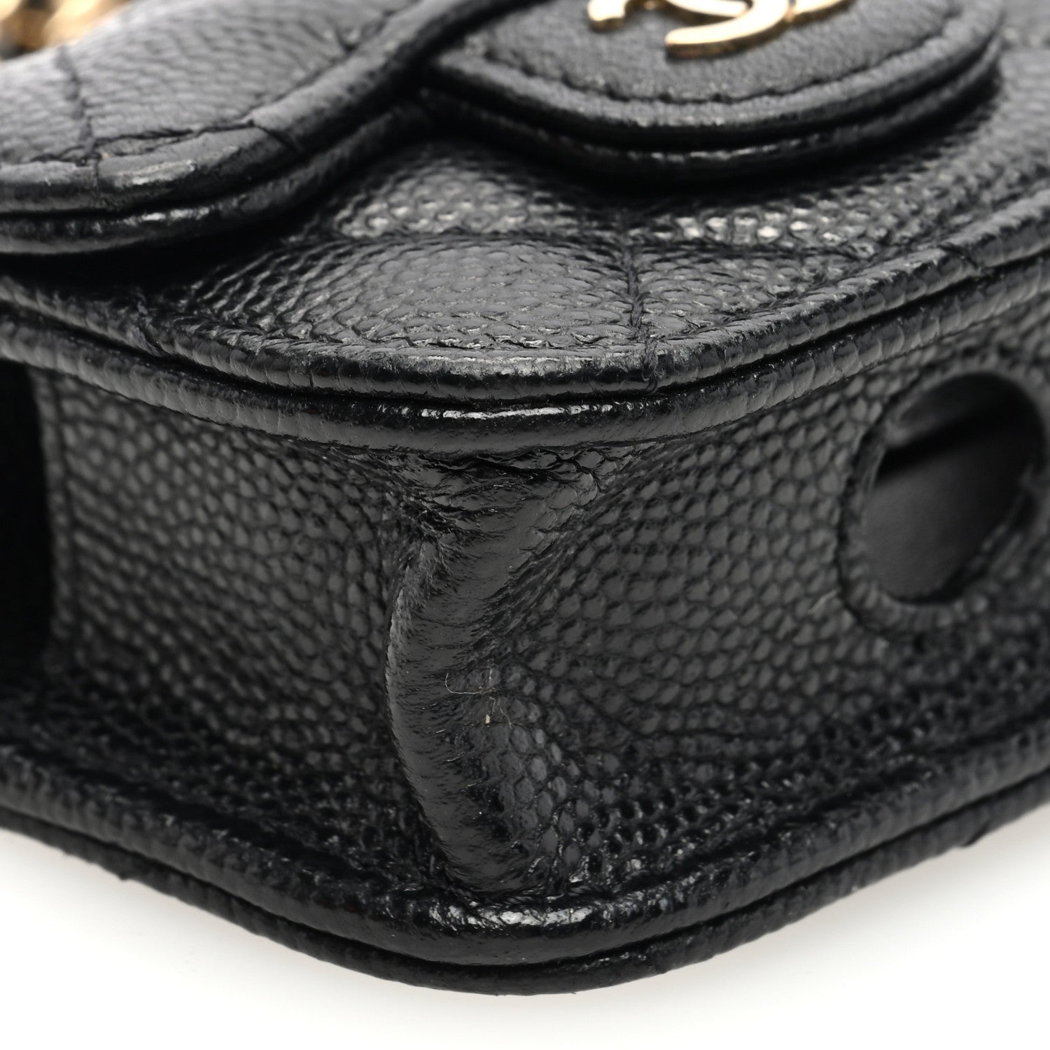 Chanel Caviar Quilted Airpods Pro Case Black 8 of 9