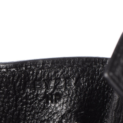 Hermes Togo Birkin 25 Black 9 of 37